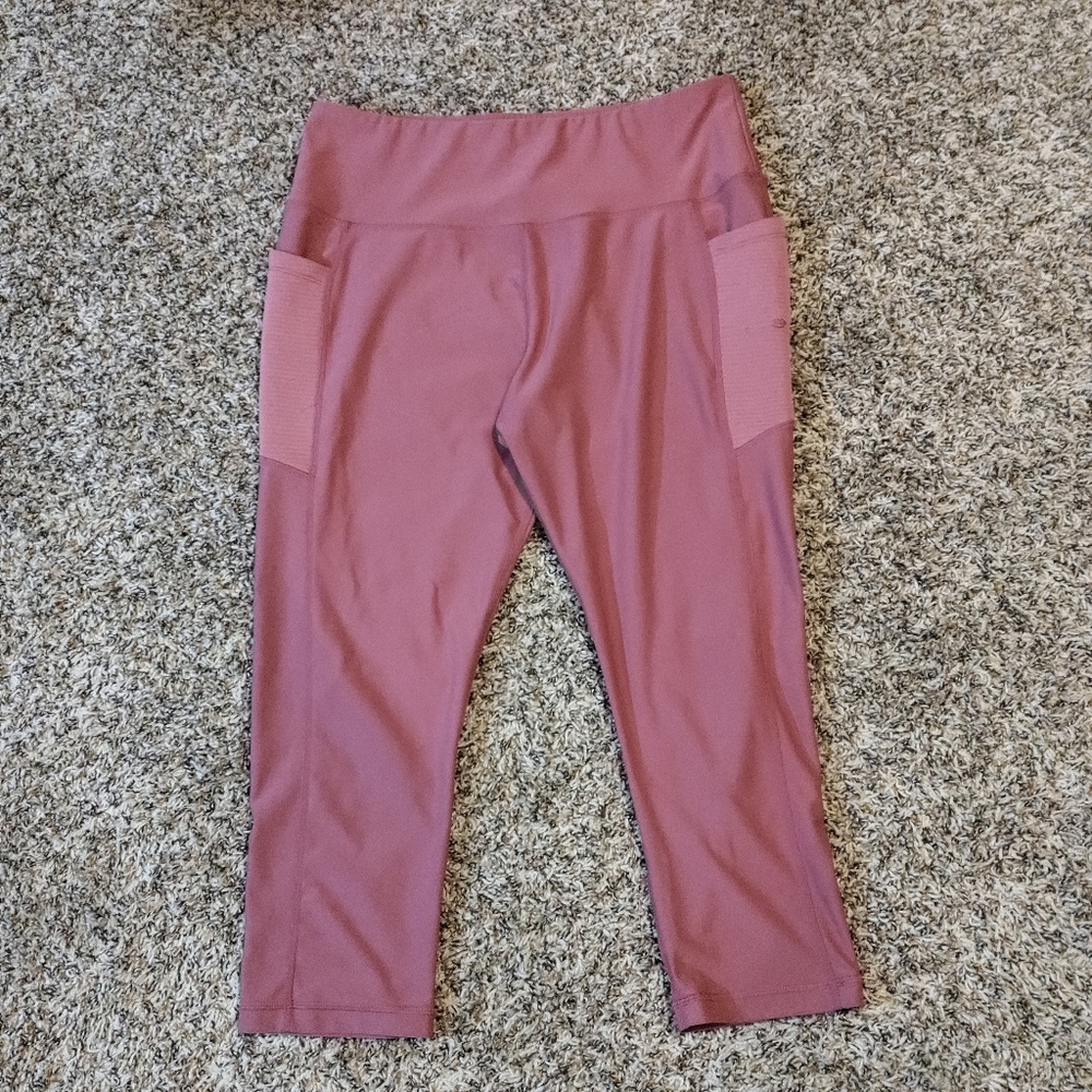 VOGO Athletica Women's Pink Tights Plus Size